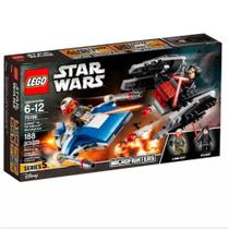 LEGO Star Wars: The Last Jedi A-Wing vs. TIE Silencer Microfighters 75196 Building Kit (188 Peças) (Descontinuado pelo Fabricante)