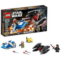 LEGO Star Wars: The Last Jedi A-Wing vs. TIE Silencer Microfighters 75196 Building Kit (188 Peças) (Descontinuado pelo Fabricante)