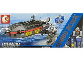 Lego Submarino Barato - 124 peças - exército Lego Submarino Barato - 124 peças - exército