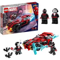 Lego Super Heroes 76244 Homem Aranha Miles Morales e Morbius