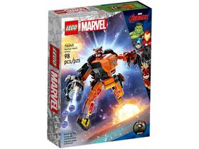 LEGO Super Heroes Marvel Armadura Rôbo De Rocket - 98 Peças 76243