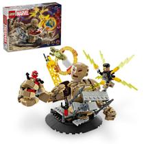 Lego super heroes marvel - homem-aranha vs homem areia: a batalha final - 76280