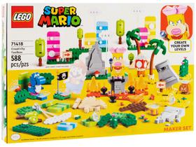 LEGO Super Mario Conjunto Caixa de Ferramentas - Criativa 588 Peças 71418