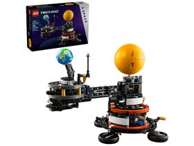 LEGO Technic Planeta Terra e Lua em Órbita