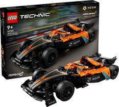 Lego technic pull back neom mclaren formula e team 452 peças - 42169