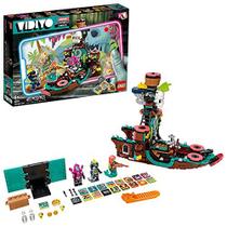 LEGO VIDIYO Punk Pirate Ship 43114 Building Kit Toy Inspire as crianças a dirigir e estrelar seus próprios vídeos musicais Nova 2021 (615 peças)
