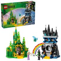 LEGO Wicked Cidade das Esmeraldas E Castelo Kiamo Ko Com Glinda e Elphaba
