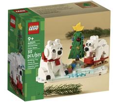 Lego Wintertime Polar Bears com árvore de Natal (40571) Feriado 2022