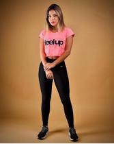 Legue preta e blusa rosa da Feelup Legue preta e blusa rosa da Feelup