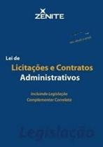 Lei de licitações e contratos administrativos - renato geraldo mendes - ZENITE - 2018