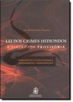 Lei dos crimes hediondos e liberdade provisoria - LEMOS E CRUZ