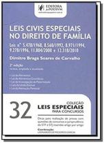 Leis civis especiais no direito de família - JUSPODIVM