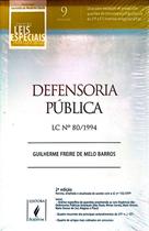 Leis Especiais para Concursos: Defensoria Publica