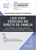 Leis especiais para concursos - v.32 - leis civis especiais no direito de f - JUSPODIVM