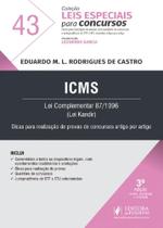 Leis Especiais para Concursos - Volume 43 - ICMS - 3ª Edição (2019) - JusPodivm