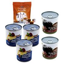 Leite condensado brigadeiro e caramelo de leite puro diet hue - kit 6 unidades Leite condensado brigadeiro e caramelo de leite puro diet hue - kit 6 unidades