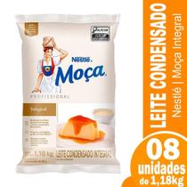 Leite Condensado Moça Bag 1,18Kg - Embalagem com 8 Unidades