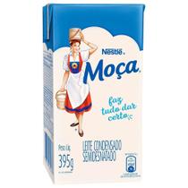 Leite Condensado Moça Semidesnatado 395g - Embalagem com 27 Unidades