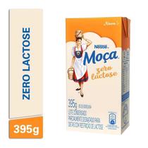Leite Condensado Moça Zero Lactose Caixinha 395g kit com 2 unidades