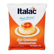 Leite condensado semi desnatado italac 5kg