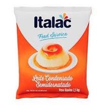 LEITE CONDENSADO SEMIDESNATADO ITALAC 2,5KG Caixa com 4 Un