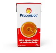 Leite Condensado Semidesnatado Piracanjuba Caixa 395g