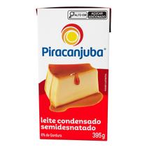 Leite Condensado Semidesnatado Piracanjuba Caixa 395g