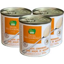 Leite Condensado Zero Aç. Zero Lactose S. Lourenço 335g (3x)