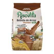 Leite De Arroz Pó Risovita Sabor Chocolate Caixa 10 Pacotes