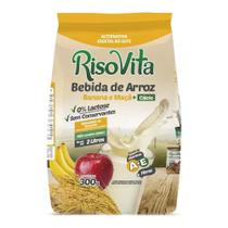 Leite De Arroz Pó Risovita Sabor Maçã E Banana - 10 Pacotes