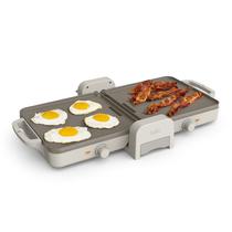 Leite de aveia Griddle Bella 10x 20 Ceramic Fold-n-Store Dual Temp 1500 W