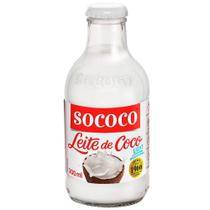 Leite de Coco Sococo Light 200ml Embalagem com 24 Unidades