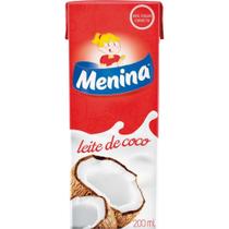 Leite de Coco tetra pak 200ml - Menina Leite de Coco tetra pak 200ml - Menina