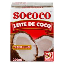 Leite de Coco Tetra Pak 200ml - Sococo