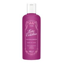 Leite de Colônia Tempo de Amar 100ml Limpeza Suave com Fragrância Floral Romântica e Controle de Oleosidade para Uso Diário Leite de Colônia Tempo de Amar 100ml Limpeza Suave com Fragrância Floral Romântica e Controle de Oleosidade para Uso Diário