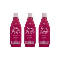 Leite De Rosas 100Ml Tradicional - Kit Com 3Un Leite De Rosas 100Ml Tradicional - Kit Com 3Un
