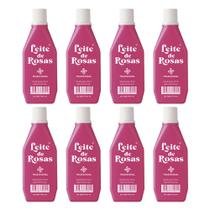 Leite de rosas desodorante tradicional combate a oleosidade e manchas na pele 8x60ml