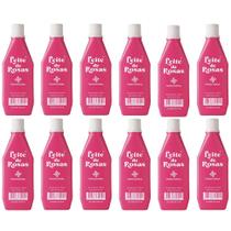 Leite de rosas tônico indicado para a limpeza e hidratação da pele combo 12x100ml