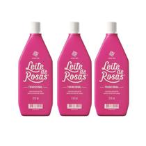 Leite de Rosas Tradicional 310ml Kit com 3 Unidades Loção Corporal Desodorante Leite de Rosas Leite de Rosas Tradicional 310ml Kit com 3 Unidades Loção Corporal Desodorante Leite de Rosas