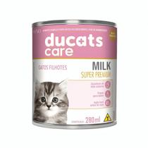 Leite Ducats Care Milk FVO 280mL para Gatos Filhotes Substituto do Leite Materno Pronto para Beber Leite Ducats Care Milk FVO 280mL para Gatos Filhotes Substituto do Leite Materno Pronto para Beber