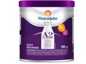 Leite Em Po A2 Integral Instantâneo 700g Piracanjuba Lata