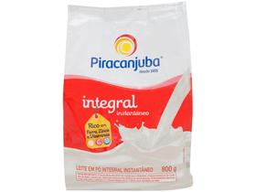 Leite em Pó de Vaca Integral Piracanjuba - Instantâneo 800g