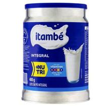 Leite em pó integral + nutri vitaminas a, c, d, e, zinco, ferro e cálcio - 400g - itambé