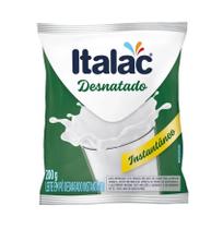 Leite em Pó Italac Desnatado Instantâneo 200g 0% Gordura