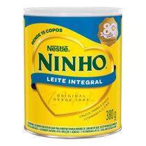 Leite Em Pó Ninho Integral Lata 380g - Embalagem com 24 Unidades