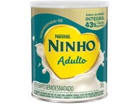 Leite em Pó Semidesnatado Nestlé Ninho Adulto Lata 350g