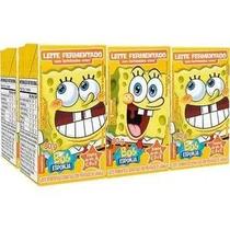 Leite Fermentado Bob Esponja Tradicional Conjunto com 6 de 80g