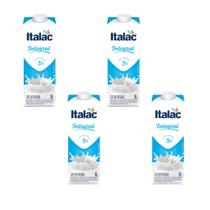 Leite Integral Italac 1l UHT Longa Vida - Kit 4 Unidades Leite Integral Italac 1l UHT Longa Vida - Kit 4 Unidades
