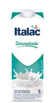 Leite italac desnatado 1 l.