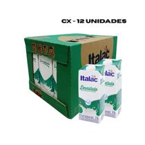 Leite Longa Vida Desnatado Italac 1 Litro - 12 Unidades